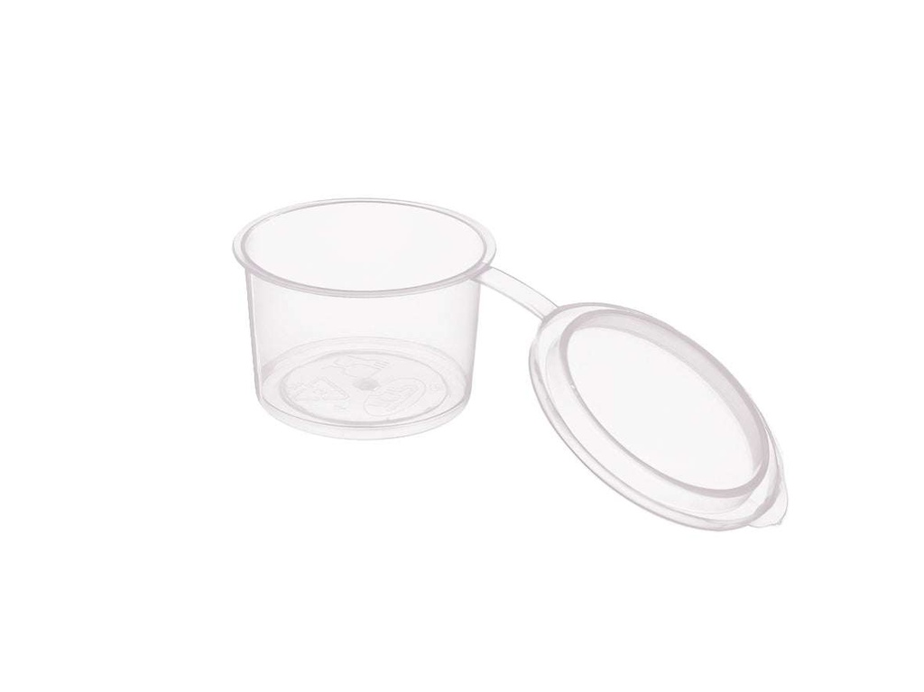 [AIO702194] Dressingbecher rund (100ml, mit Deckel 100ml)