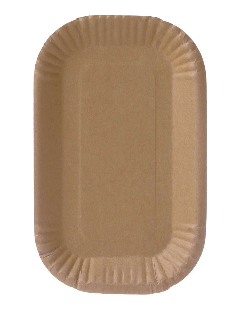 [AIO270832] Bio Pappschale Pommesschale braun (11x19,5x3,2cm, 1000 Stück)