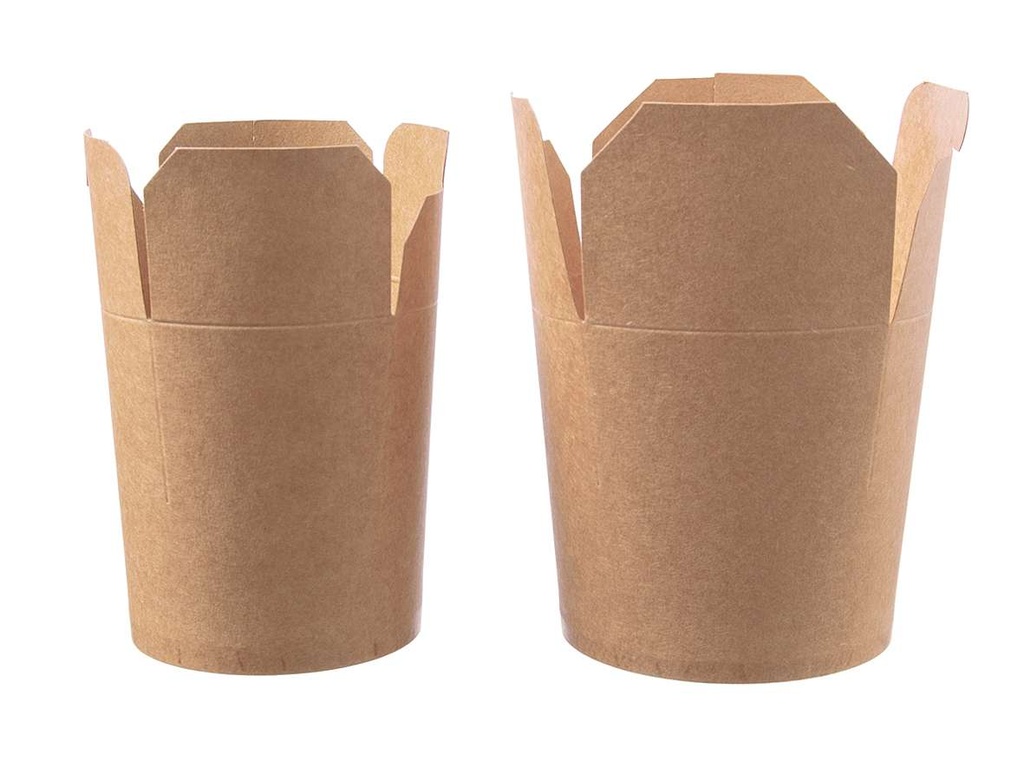 [AIO270451] Snackbox Nudelbox Asiabox (450 Stück, braun 470ml)