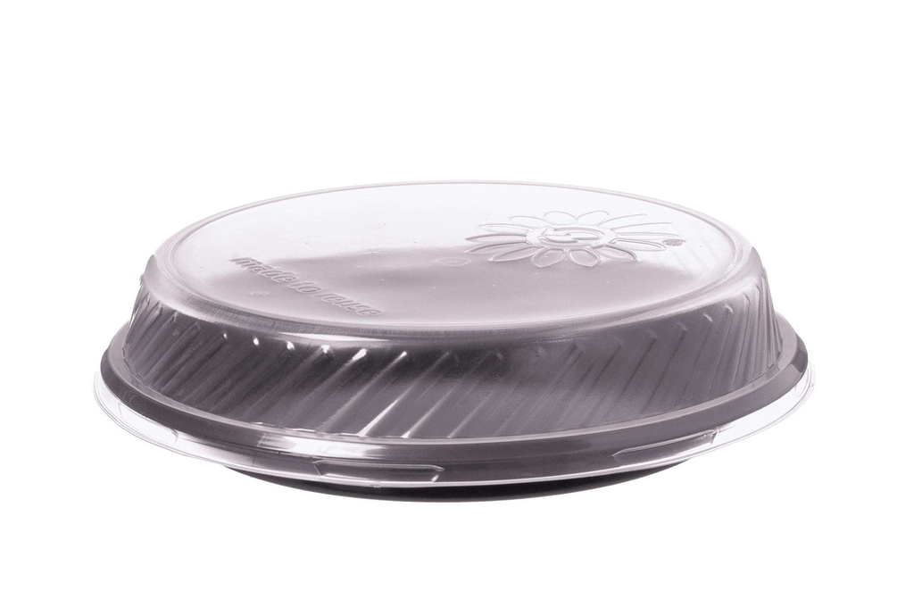 [AIO490150] Mehrweg Teller ungeteilt schwarz 220x25mm - 336 Stück