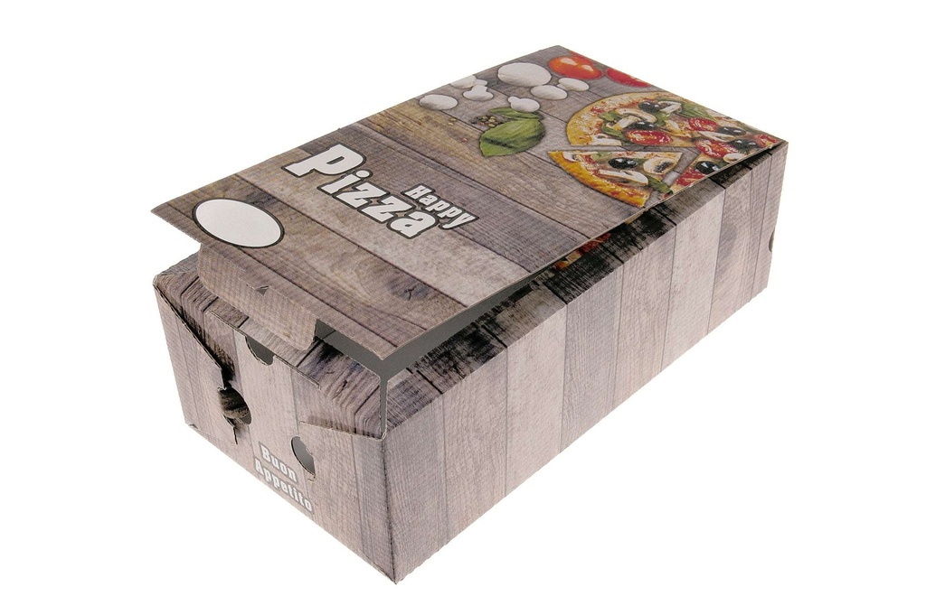 [AIO336908] Pizzakarton 7x8x28 Happy Pizza Rollo- 200 Stück