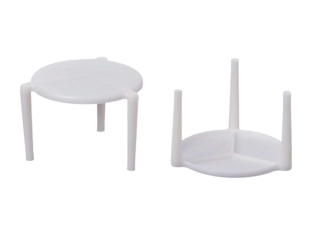 [AIO333300] Pizza Abstandshalter weiß PP 3cm - 2000 Stück