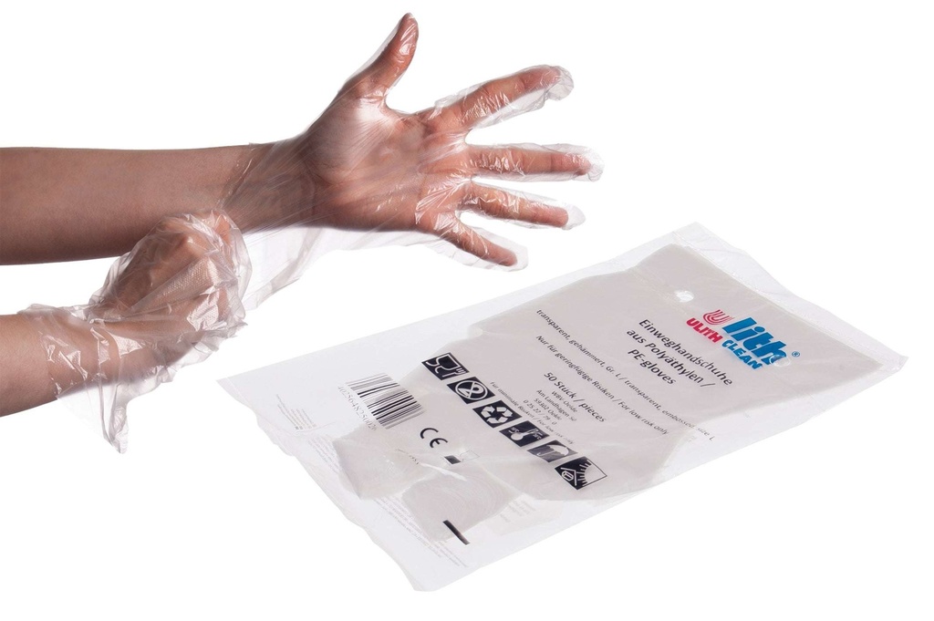 [AIO330020] PE Einweg Handschuhe XL Transparent - 10000 Stück