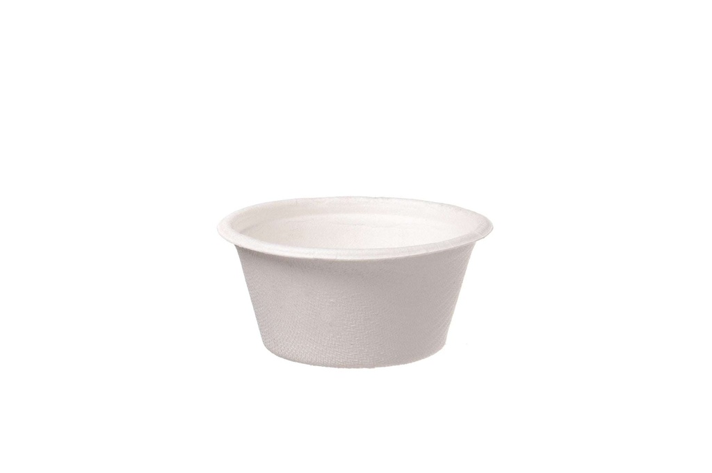 [AIO281941] Dressingbecher Dipbecher Bagasse rund 60ml - 3000 Stück